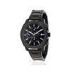 Montre MATY homme, bracelet acier inoxydable noir - vue V1