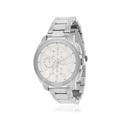 Montre MATY homme, bracelet acier inoxydable