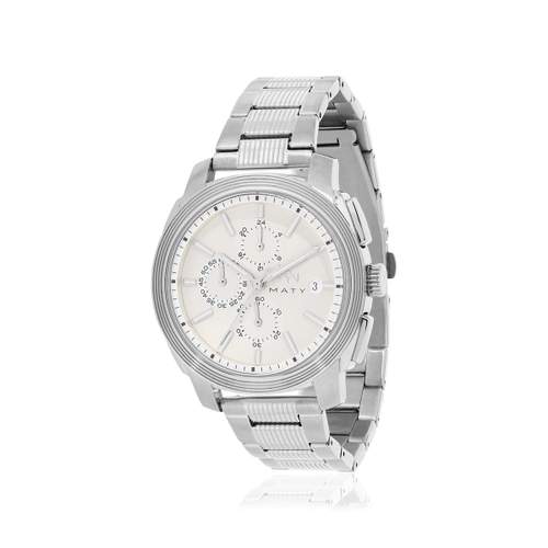MATY herenhorloge, roestvrijstalen armband