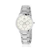 Montre MATY homme chronographe, bracelet acier inoxydable argent - vue V1