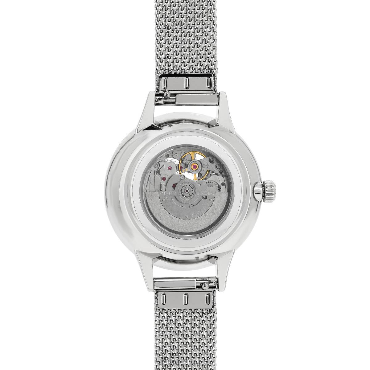Montre MATY femme automatique, bracelet acier inoxydable - vue 5