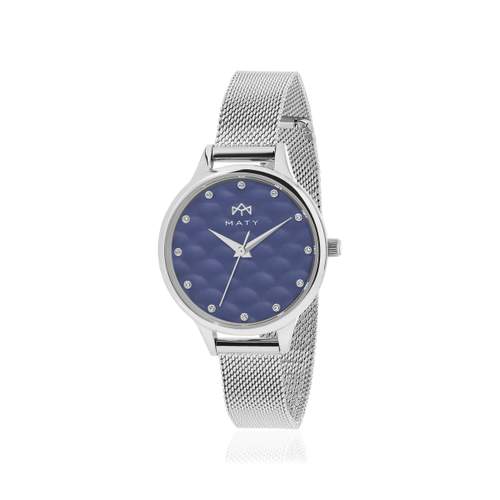 Montre MATY femme, bracelet acier inoxydable