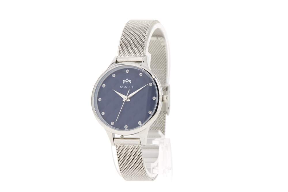 Montre MATY femme, bracelet acier inoxydable - vue 2