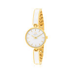 Montre MATY femme, bracelet acier inoxydable bicolore - vue 1