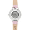 Montre MATY femme automatique, bracelet cuir rose - vue V5