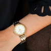 Montre MATY femme bracelet acier inoxydable bicolore - vue Vporté 1