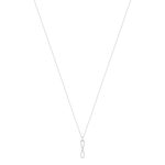 Collier argent 925 zirconias 45 cm - vue 2