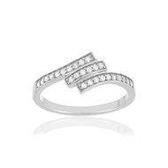 Silver ring 925 zirconias