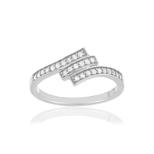 Bague argent 925 zirconias