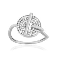 Bague argent 925 zirconias
