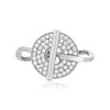 Bague argent 925 zirconias - vue V3