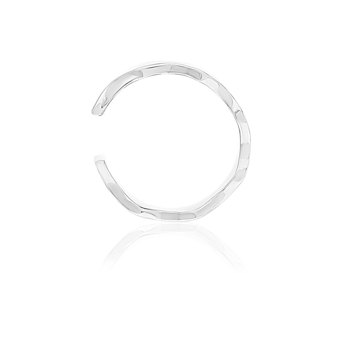 Oorsteker zilver 925 golvend effect per stuk verkocht