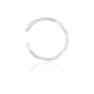 Clip d'oreille earcuff argent 925 effet ondulé vendu à l'unité