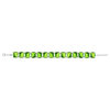 Bracelet argent 925 cristal vert 19cm - vue V2