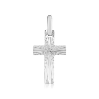 Pendentif croix argent 925 - vue 1