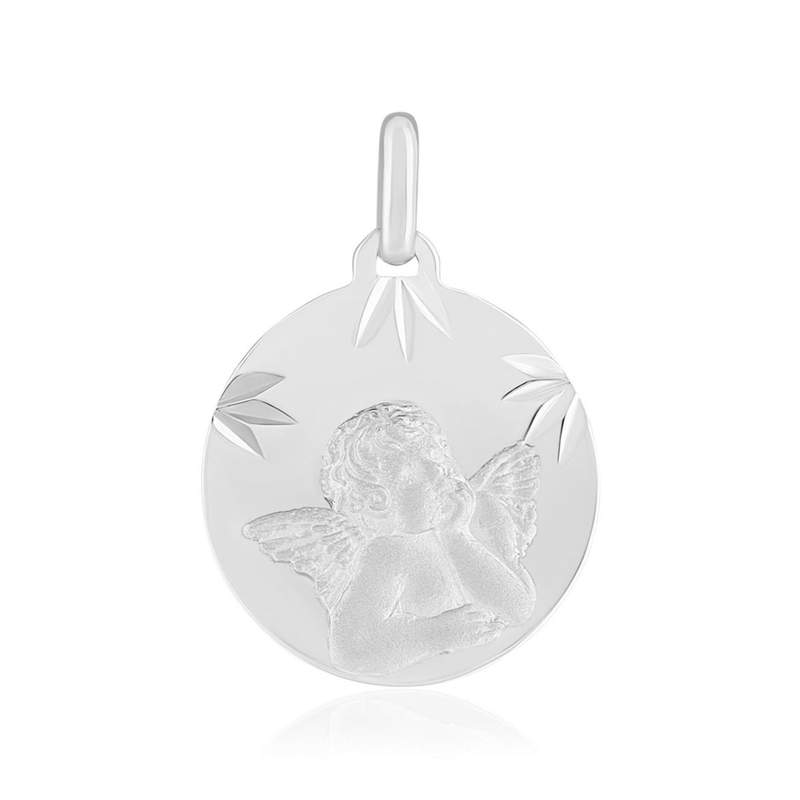 Médaille ange argent 925 - vue 1