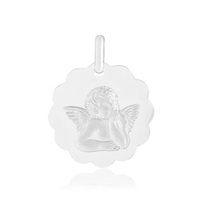Silver angel medal 925
