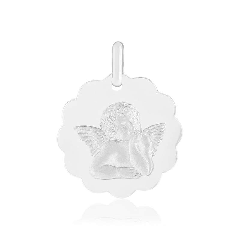 Médaille ange argent 925 - vue 1