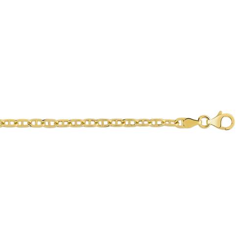 750 geelgouden marine ketting 50 cm