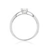 Solitaire or 750 blanc diamant HP1 0.25 carat - vue V2