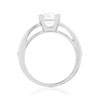 Solitaire or 750 blanc diamant HP1 1 carat - vue V2