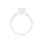 Solitaire or 750 blanc diamant HP1 0.8 carat - vue 2