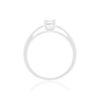 Solitaire or 750 blanc diamant HSI 0.4 carat - vue V2