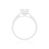 Solitaire or 750 blanc diamant HSI 0.8 carat - vue V2
