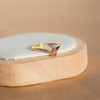 Bague or 375 jaune tourmaline - vue VD1