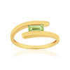 Bague or 375 jaune péridot - vue V1