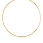 Collier plaqué or rigide 42 cm - vue 1