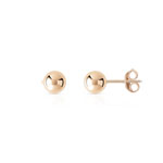 Boucles d'oreilles plaqué or rose - vue 1