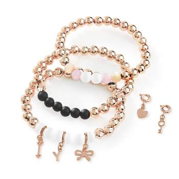 Charm's pour bracelet plaqué or rose 'o'