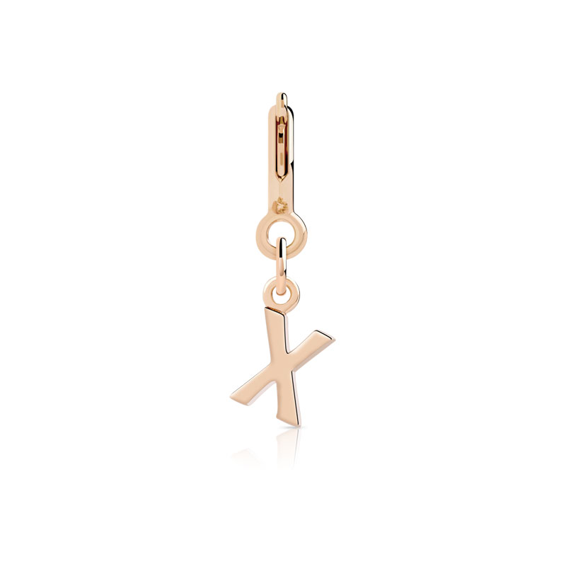Charm's voor roségoud vergulde armband 'x' - afbeelding 2