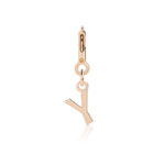 Charm's pour bracelet plaqué or rose 'y' - vue 2