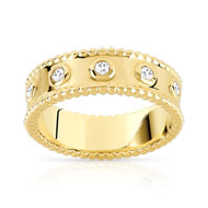 Bague plaqué or zirconia