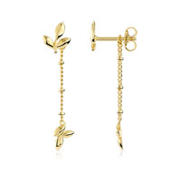 Boucles d'oreilles plaqué or