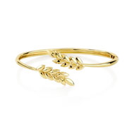 Bracelet jonc plaqué or 60 mm