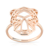 Bague plaqué or rose