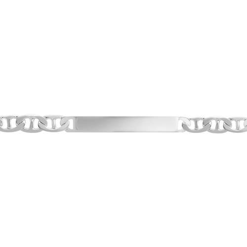 Bracelet identité argent 925 maille marine personnalisable 20 cm