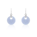 Boucles d'oreilles argent 925 agate - vue 1