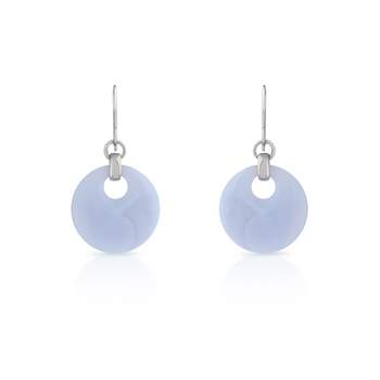 Boucles d'oreilles argent 925 agate