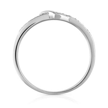 925 zilveren zirkonia hart ring