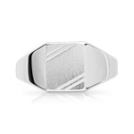 Chevaliere argent 925 - vue 3