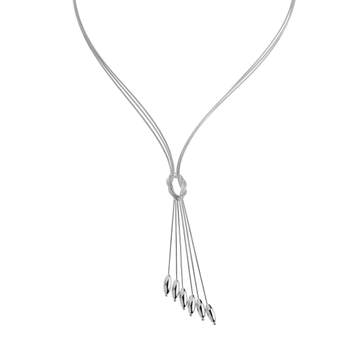 Collier argent 925 maille serpent noeud marin 45 cm
