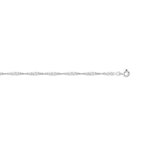 Chaîne argent 925 maille torsadée 45 cm