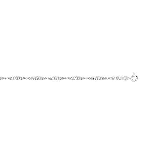 Chaine argent 925 maille torsadée 75 cm
