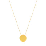 Gold necklace 375 yellow medal 42 cm - view D1