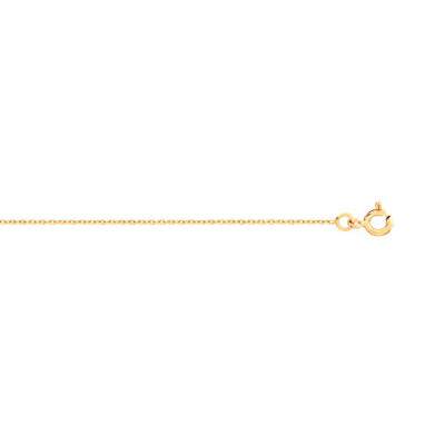 375 yellow gold forçat chain 45 cm