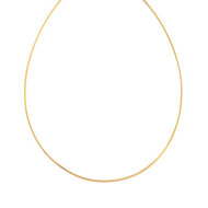 Collier or 375 jaune maille oméga